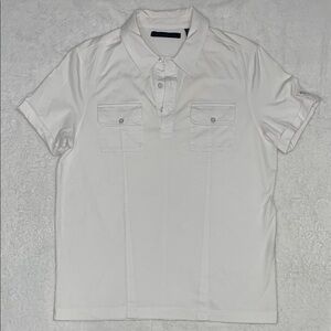 Kenneth Cole New York White Polo Shirt